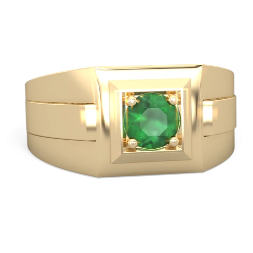 Emerald Men's Genuine Emerald ring Ring