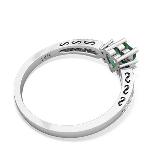 emerald petite rings