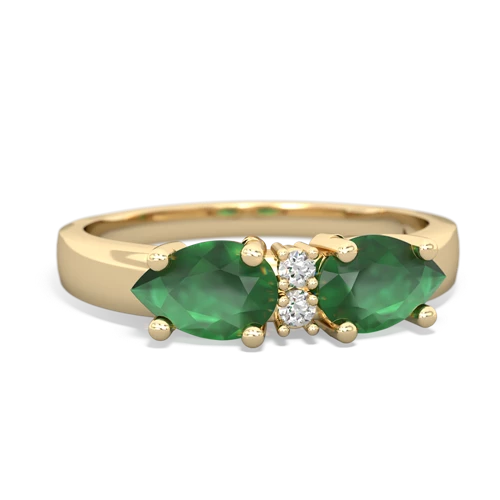 emerald timeless ring