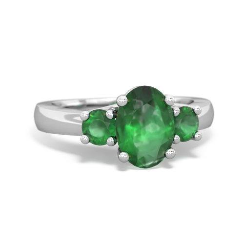 emerald timeless ring