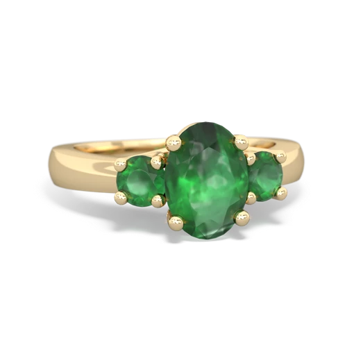 emerald timeless ring