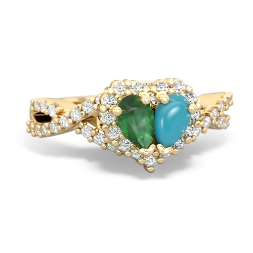 emerald-turquoise engagement ring