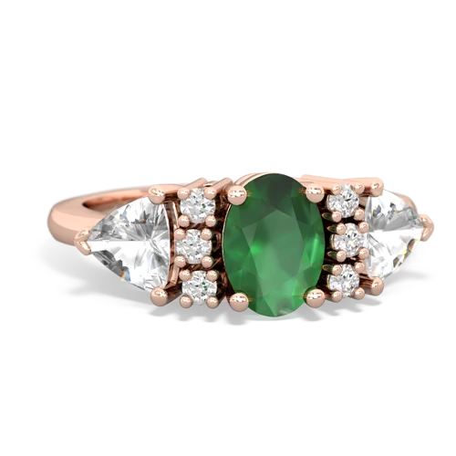 emerald-white topaz timeless ring