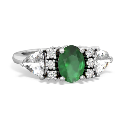 emerald-white topaz timeless ring