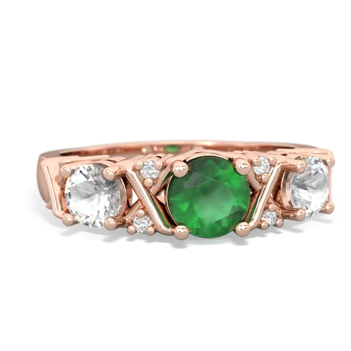 emerald-white topaz timeless ring