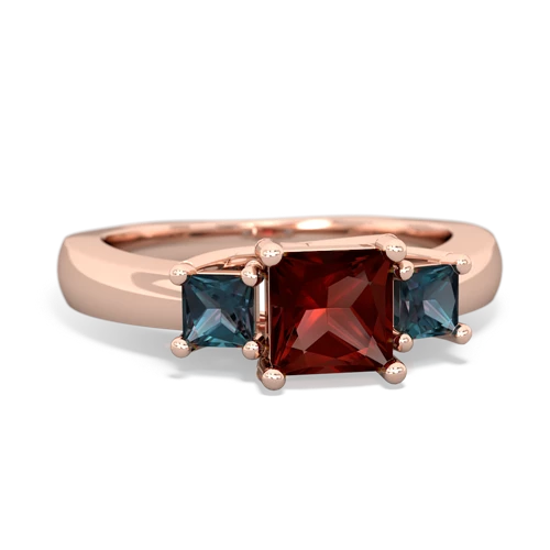 garnet-alexandrite timeless ring