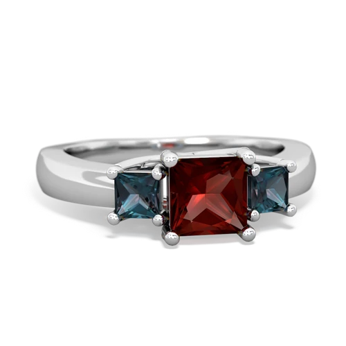 garnet-alexandrite timeless ring