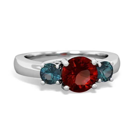 garnet-alexandrite timeless ring