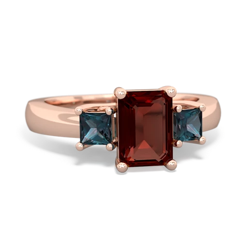 garnet-alexandrite timeless ring