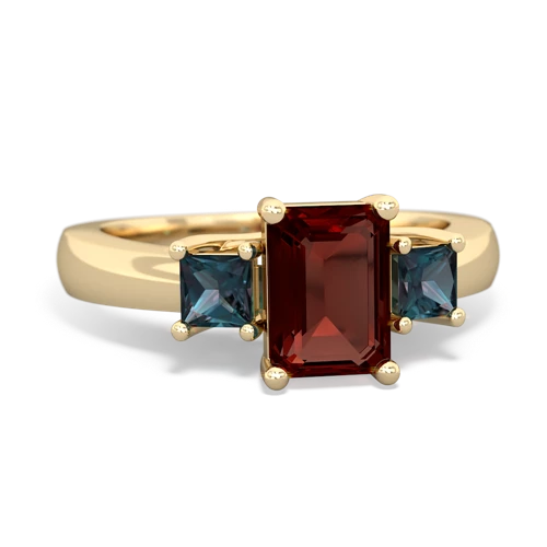 garnet-alexandrite timeless ring