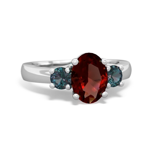 garnet-alexandrite timeless ring