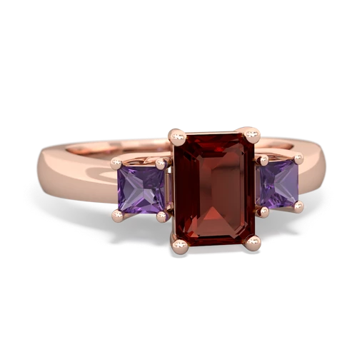 garnet-amethyst timeless ring