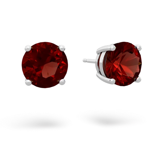 14k White Gold Genuine 3.32 Cttw Rhodilite Garnet Stud Earrings – Exeter  Jewelers