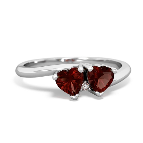 garnet-garnet sweethearts promise ring