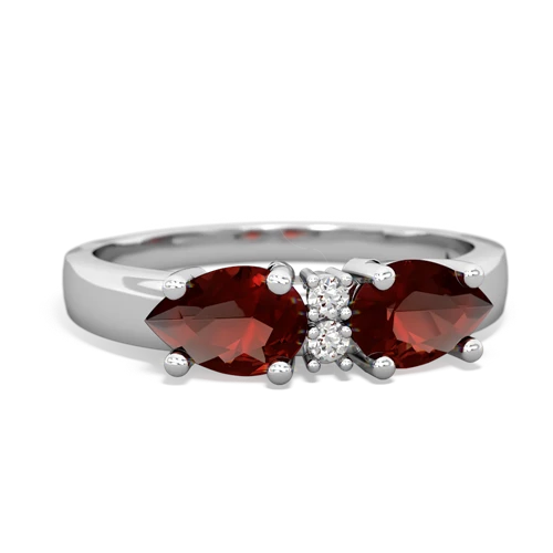 garnet-garnet timeless ring