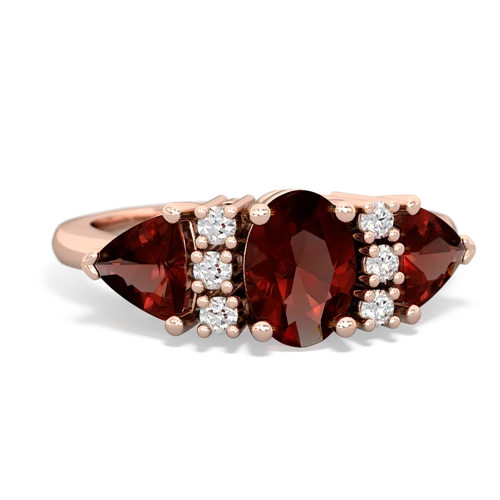 garnet-garnet timeless ring