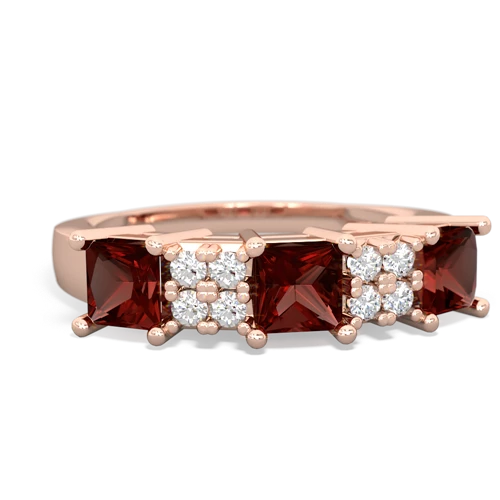 garnet-garnet timeless ring