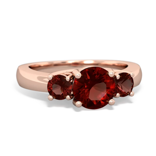 garnet-garnet timeless ring