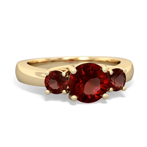 garnet-garnet timeless ring