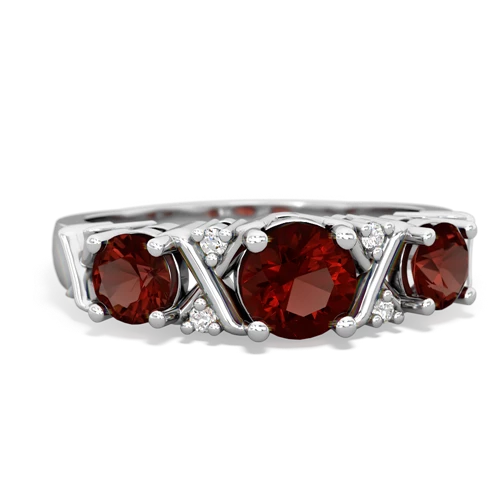 garnet-garnet timeless ring