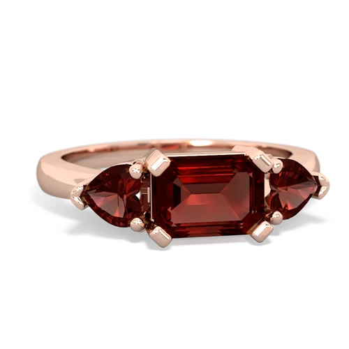 garnet-garnet timeless ring