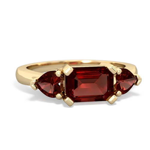 garnet-garnet timeless ring