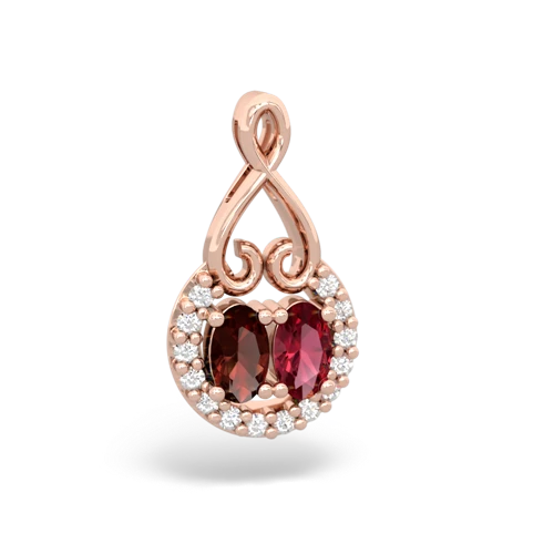 garnet-lab ruby love nest pendant