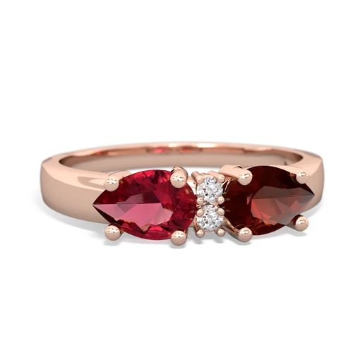 garnet-lab ruby timeless ring