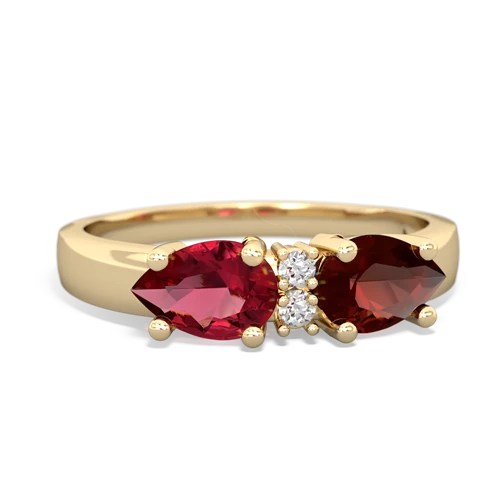 garnet-lab ruby timeless ring