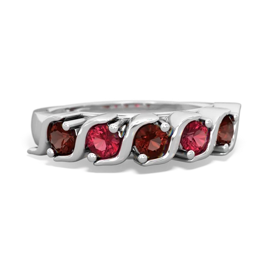 garnet-lab ruby timeless ring