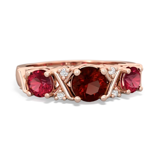 garnet-lab ruby timeless ring