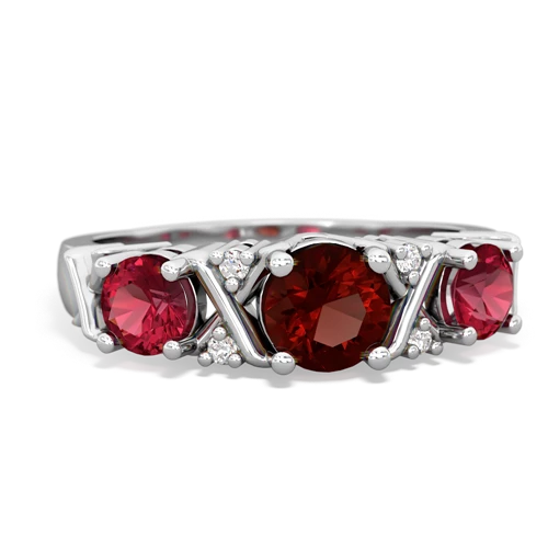 garnet-lab ruby timeless ring