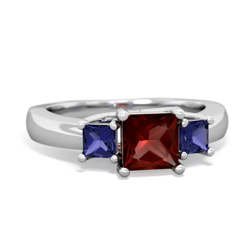 garnet-lab sapphire timeless ring