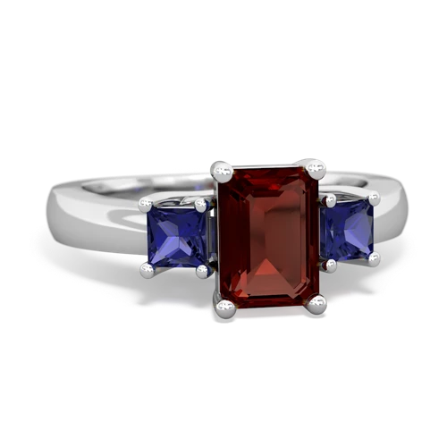 garnet-lab sapphire timeless ring