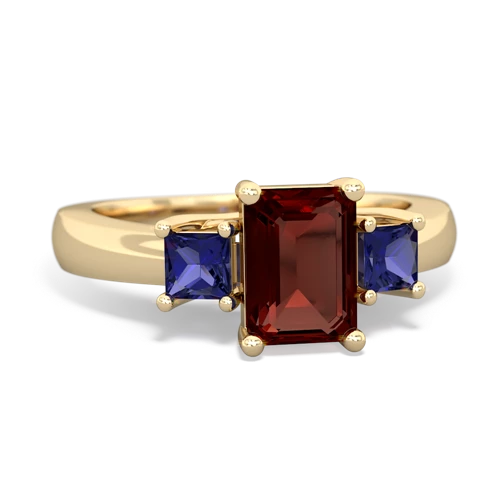 garnet-lab sapphire timeless ring