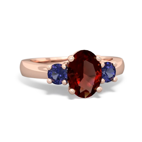 garnet-lab sapphire timeless ring