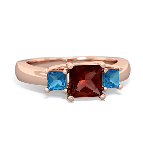 garnet-london topaz timeless ring