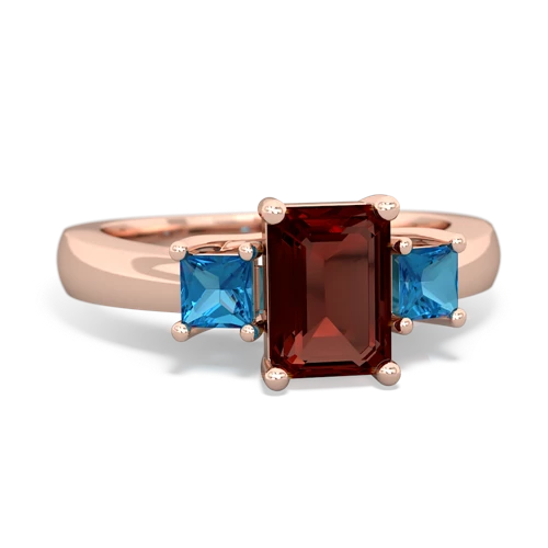 garnet-london topaz timeless ring