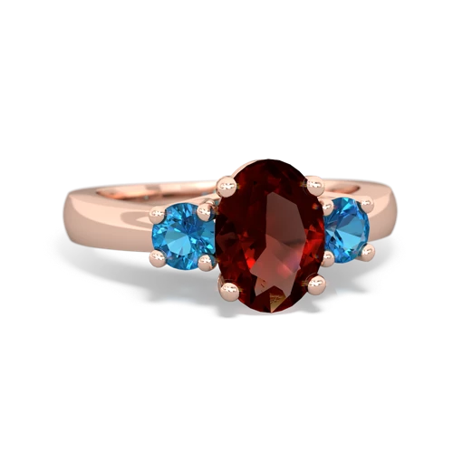 garnet-london topaz timeless ring