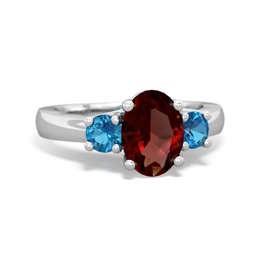 garnet-london topaz timeless ring