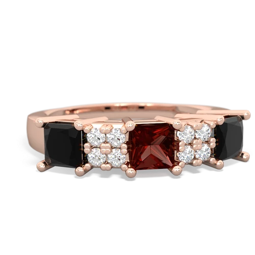 garnet-onyx timeless ring