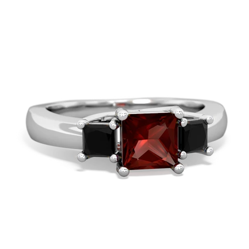 garnet-onyx timeless ring