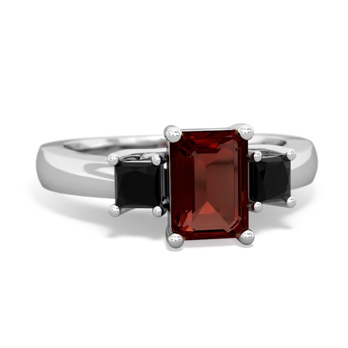 garnet-onyx timeless ring