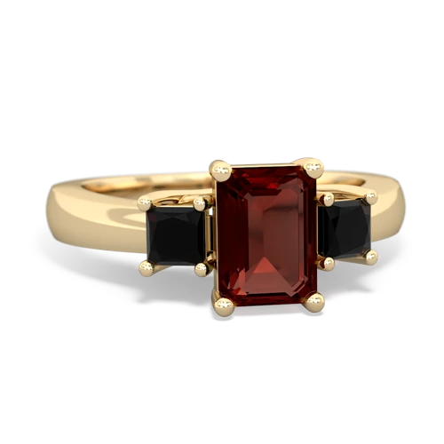 garnet-onyx timeless ring