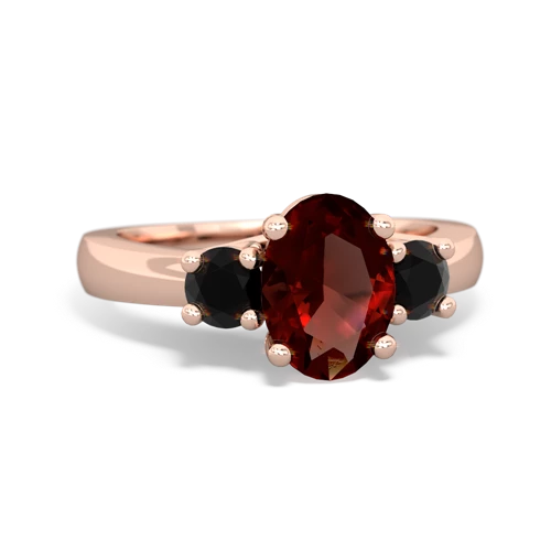 garnet-onyx timeless ring