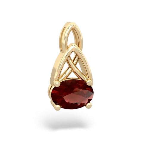 garnet filligree pendant