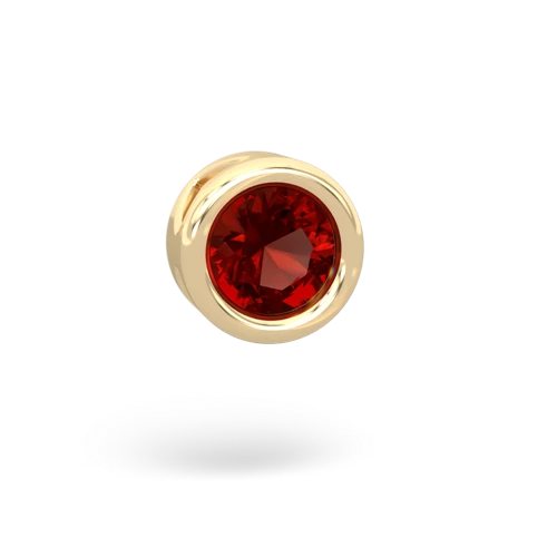 garnet slide pendant