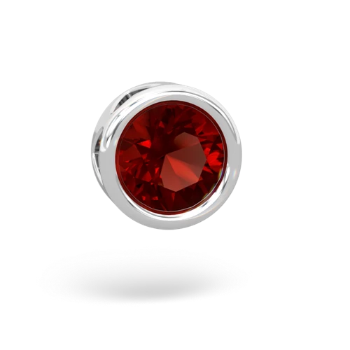 garnet slide pendant
