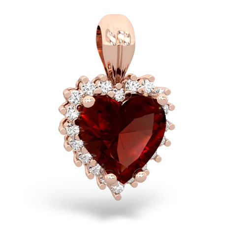 garnet timeless pendant