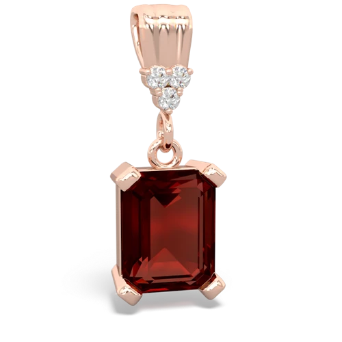 garnet timeless pendant